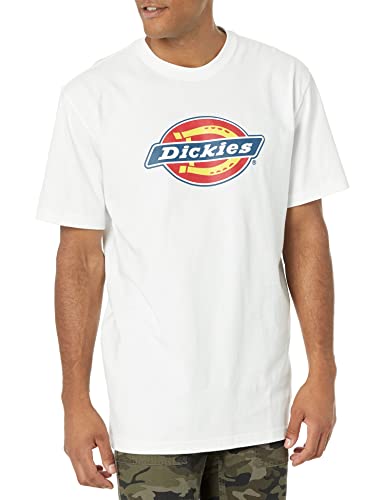 Dickies Herren Big & Tall Kurzarm Tri-Color Logo Graphic T-Shirt, Weiss/opulenter Garten, 2X von Dickies