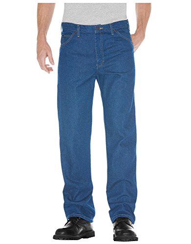 Dickies Herren Big & Tall Regular Fit Five-Pocket Work Jeans, Stonewashed Indigoblau, 46W / 32L Dickies Herren Big & Tall Regular Fit Five-Pocket Work Jeans, Stonewashed Indigoblau, 46W / 32L von Dickies