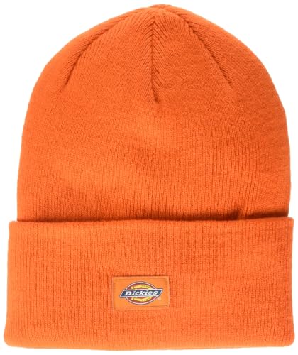 Dickies Herren Cuffed Beanie-Mütze, Orange/Abendrot im Zickzackmuster (Sunset Chevron), Einheitsgröße von Dickies