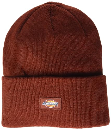Dickies Herren Bündchen Beanie-Mütze, Rot/Ausflug, einfarbig (Getaway Solids), Einheitsgröße von Dickies