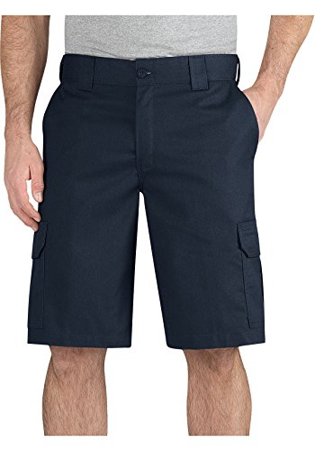 Dickies Herren-Cargo-Shorts, 27,9 cm, Normale Passform, Stretch-Twill, 27,9 cm, Dunkles Marineblau, 52 von Dickies