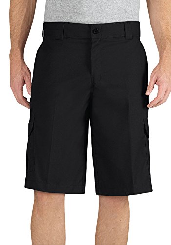 Dickies Herren Cargo-Shorts Flex 33 cm Relaxed Fit - Schwarz - 46 von Dickies