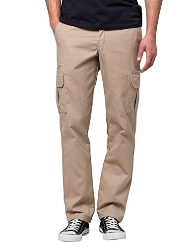 Dickies Herren-Cargohose, Stretch-Twill, schmal, gerade, Desert Sand, 30W / 30L von Dickies