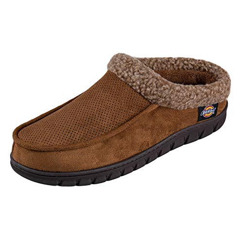 Dickies Herren Clog-Slipper mit Memory-Schaum-Sohle für drinnen und draußen Hausschuh, Mittelbraun, Medium von Dickies