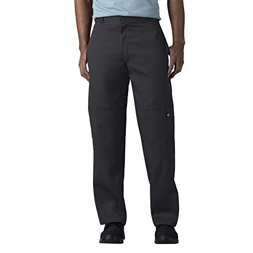 Dickies Herren Arbeitshose mit Doppelknie, lockere Passform, Twill Hose, Schwarz, 28W / 32L von Dickies