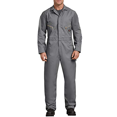 Dickies Herren Deluxe-Overall Arbeitsschutzanzug, grau, Groß von Dickies