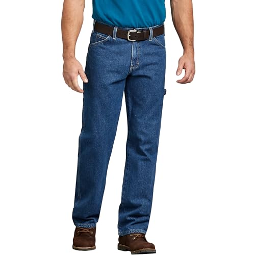 Dickies, Herren, Denim-Utility-Jeans, legere Passform, STONEWASHED INDIGOBLAU, 34W / 30L von Dickies