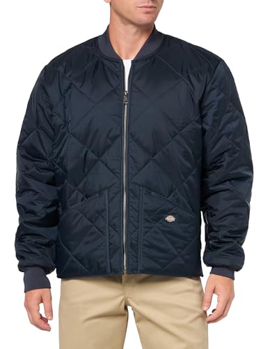 Dickies Herren Diamond Quilted Jacket Jacke, Dunkles Marineblau, 4XL von Dickies