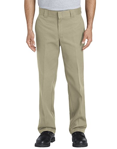 Dickies Herren Flex Arbeitshose Slim Straight Fit Unterhose, Desert Sand, 40W / 32L von Dickies