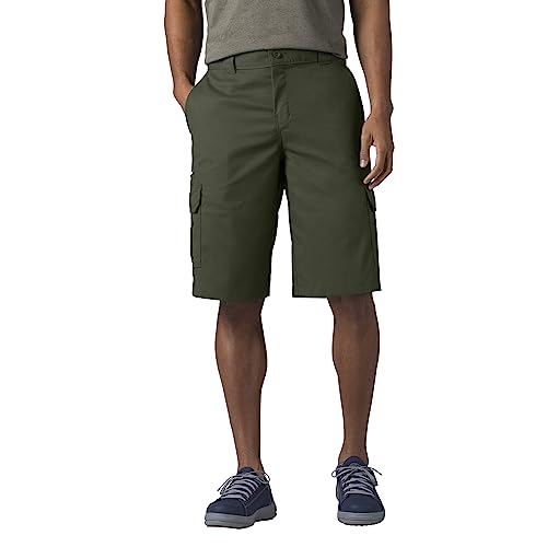 Dickies Herren Flex Cargo-Shorts, 33 cm Cargos, olivgrün, 58 von Dickies