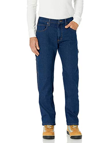 Dickies Herren Flex Carpenter Denim Jeans, Abgespült Indigoblau, 32W / 32L von Dickies