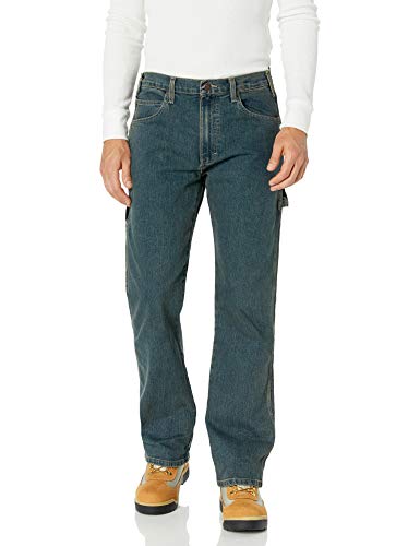 Dickies Herren Flex Carpenter Denim Jeans, Getöntes Heritage Khaki, 40W / 32L von Dickies