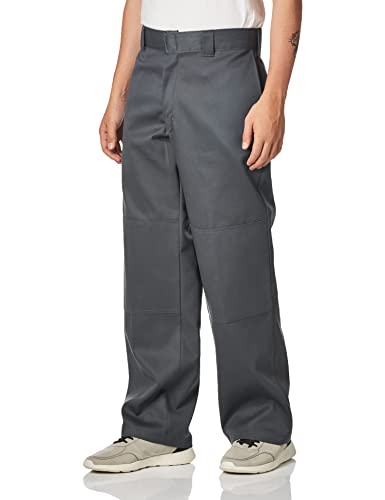 Dickies Herren Flex Double Knee Arbeitshose Loose Straight Fit Hose, Dunkelgrau, 34W / 34L von Dickies