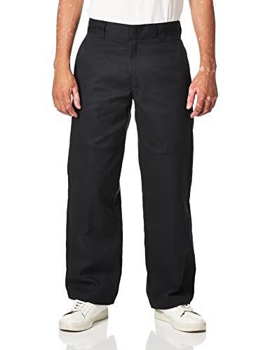 Dickies Herren Flex Double Knee Arbeitshose Loose Straight Fit Hose, Schwarz, 34W / 34L von Dickies