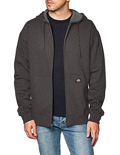 Dickies Herren Hoodie mit durchgehendem Reißverschluss Fleece-Jacke, Dunkles Erika, X-Large von Dickies