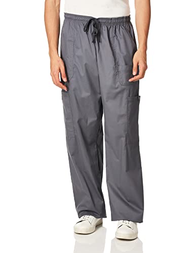 Dickies Herren GenFlex Contrast Drawstring Cargo Scrub Pant Medizinische Schlupfhose, Light Pewter, Medium Hoch von Dickies