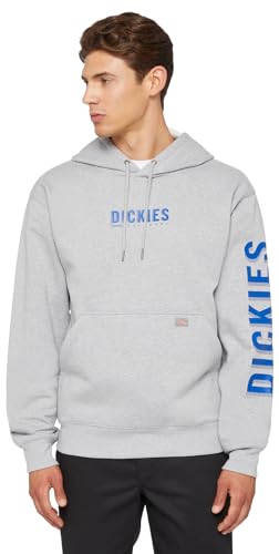 Dickies Herren Graphic DWR Fleece Pullover, Heather Grey, L von Dickies