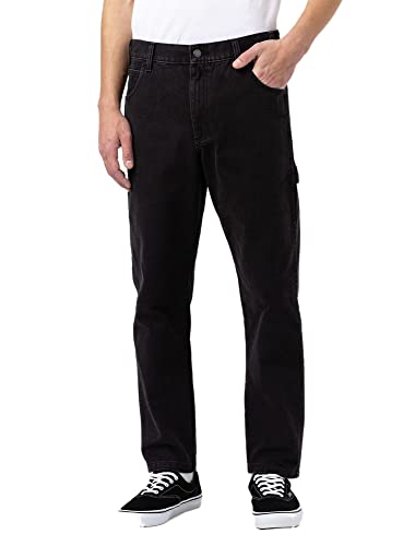 Dickies Herren Hose Duck Canvas Carpenter, Farbe:sw Black, Größe:32 von Dickies