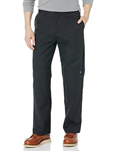 Dickies Herren Hose mit lockerer Passform, doppelte Kniehose, Schwarz, Schwarz, 40W x 30L von Dickies