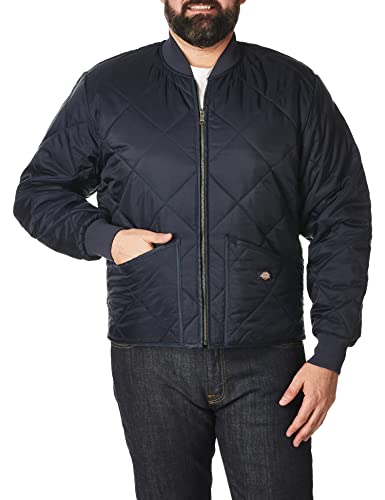 Dickies Herren-Jacke, gesteppt, Nylon, Größe L - Blau - 3X-Groß von Dickies