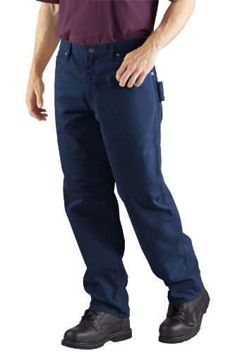 Dickies Herren-Jeans, Relaxed Fit Sanded Duck Carpenter, Dunkles Marineblau, 30W / 32L von Dickies