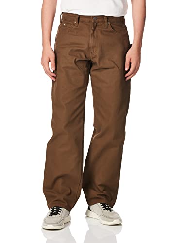 Dickies Herren-Jeans, Relaxed Fit Sanded Duck Carpenter, Holz, 34W / 30L von Dickies