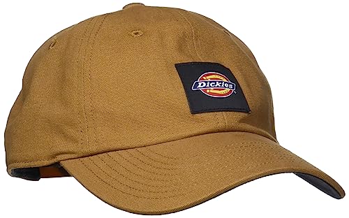 Dickies Herren Kappe aus gewaschenem Leinen Baseballkappe, Braune Ente, Einheitsgröße von Dickies