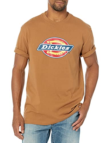 Dickies Herren Kurzarm Tri-Color Logo Graphic T-Shirt, Braune Ente, 2X von Dickies