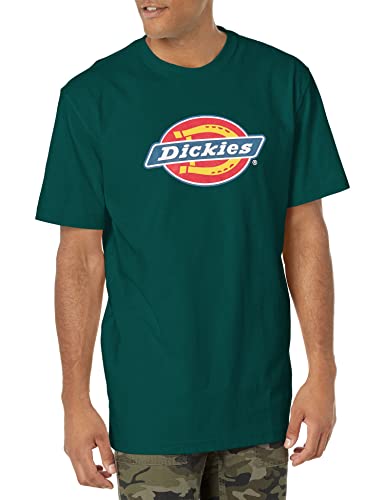 Dickies Herren Kurzarm Tri-Color Logo Graphic T-Shirt, Wald, M von Dickies