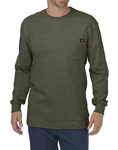 Dickies Herren Langärmelig, Rundhalsausschnitt T-Shirt, moosgrün, Groß von Dickies