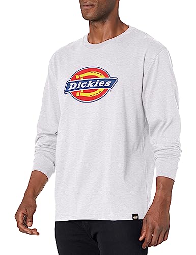 Dickies Herren Langarm Regular Fit Icon Graphic T-Shirt, Aschgrau, XL von Dickies