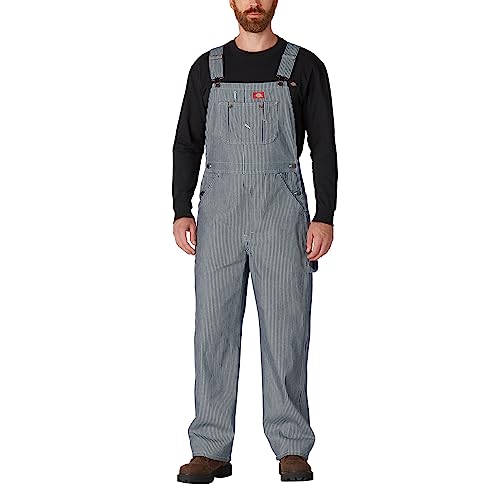 Dickies Herren Latzhose Hickory Bib Overall, Mehrfarbig (Hickory Stripe), 42 /L32 (Herstellergröße: 42/32) von Dickies