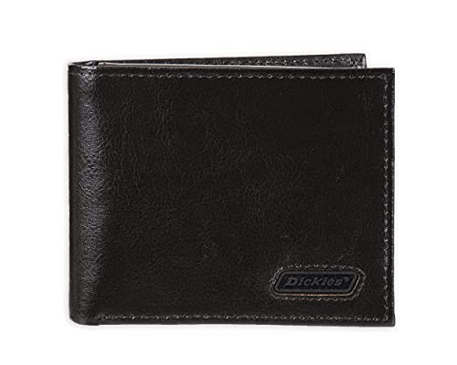 Dickies Herren Leder Bifold Geldbörse, Brauner Passcase, Einheitsgröße von Dickies