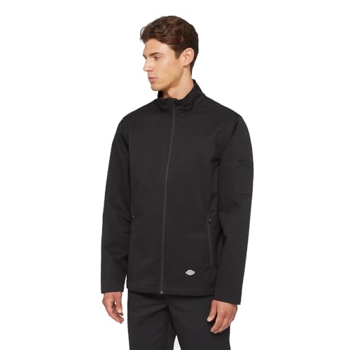 Dickies, Herren, Dickies Softshelljacke mit durchgehendem Reißverschluss, Schwarz, 3XL von Dickies