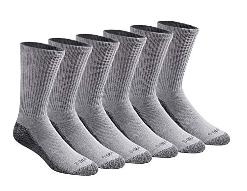Dickies Herren Dri-tech Moisture Control Crew Multipack Socken, Grau (6 Paar), Medium (6er Pack) von Dickies