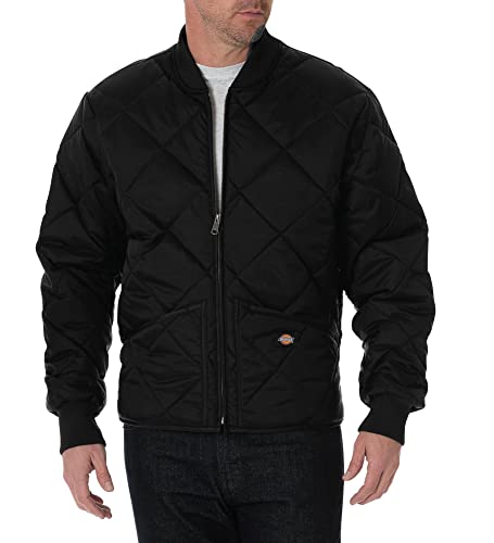 Dickies, Herren, Diamantgesteppte Jacke, Schwarz, L von Dickies