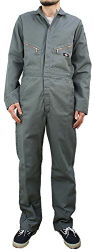 Dickies Herren-Overall, 20 g, Twill, langärmelig, 18 g - Grau - Large Hoch von Dickies