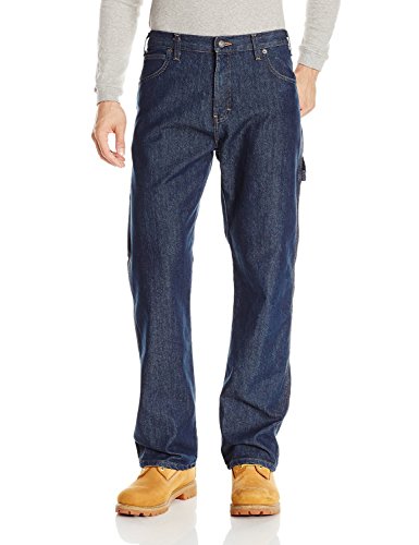 Dickies Herren Relaxed-Fit Five-Pocket Flex Performance Carpenter Jeans, Getöntes Heritage Khaki, 36W / 34L von Dickies