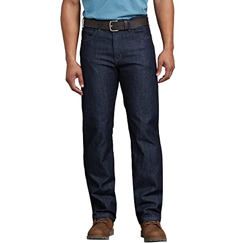 Dickies Herren Relaxed Fit Five-Pocket Flex Performance Carpenter Jeans, Indigoblau, 38W / 32L von Dickies