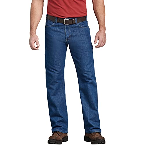 Dickies Herren Relaxed Fit Five-Pocket Flex Performance Carpenter Jeans, Stonewashed, 40W / 30L Dickies Herren Relaxed Fit Five-Pocket Flex Performance Carpenter Jeans, Stonewashed, 40W / 30L von Dickies