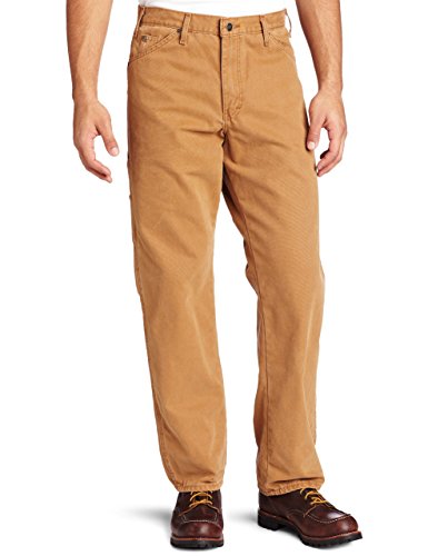 Dickies Herren Relaxed Fit Sanded Duck Carpenter Jeans, Braune Ente, 38W / 30L von Dickies