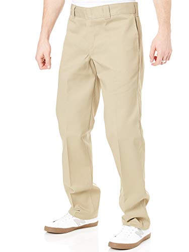 Dickies Herren Slim Straight Work Pants Sporthose, Beige (Khaki), W30/L32 von Dickies