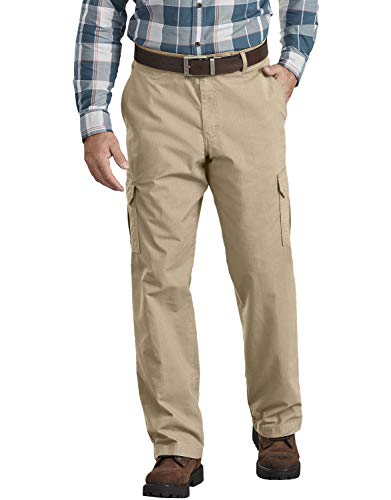 Dickies Herren Ripstop Cargo Pant Regular Straight Fit Arbeitshose, Wüstensand gespült, 36W / 30L von Dickies