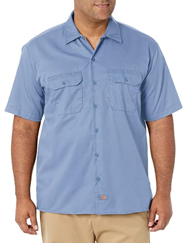 Dickies Herren Short Sleeve Freizeithemd, Blau (Gulf Blue), Medium von Dickies