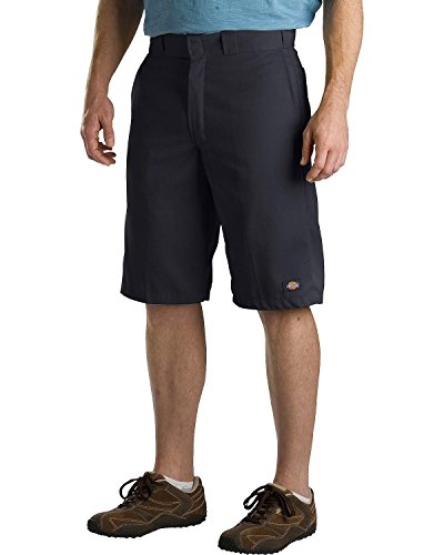 Dickies Herren-Shorts, 33 cm, lockere Passform, mehrere Taschen, schwarz, 48 von Dickies