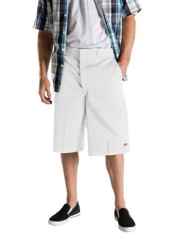 Dickies Herren Shorts 13in Mlt Pkt W/St, Weiß (White), W33 von Dickies