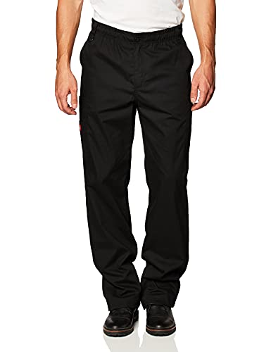 Dickies Herren Signature Elastische Taille Scrubs Pants - Pantaln Mdico Exclusivo Con Cintura Elstica 4. Slang Medizinische Schlupfhose, Schwarz, XL EU von Dickies