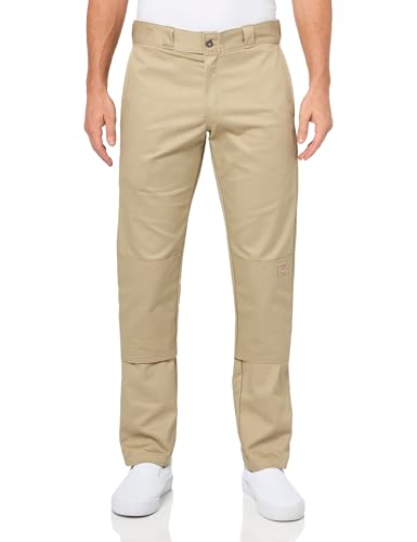 Dickies Herren Skinny Straight Double Knee Work Pant Hose, Wüstensand, 33W / 32L von Dickies