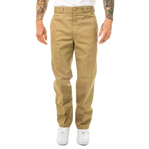 Dickies Herren Slim Straight Work Pants Sporthose, Beige (Khaki), W42/L32 von Dickies