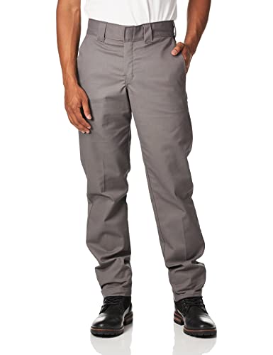 Dickies Herren Slim Taper Stretch Twill Arbeitshose, Gravel Grey, 31W / 32L von Dickies